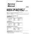 Cover page of PIONEER KEH-P4015J Service Manual