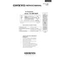 Cover page of ONKYO TX-SR702 Service Manual