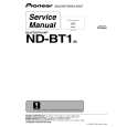 Cover page of PIONEER ND-BT1 Service Manual