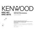 Cover page of KENWOOD KRC407 Owner's Manual