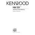 Cover page of KENWOOD HM-331 Owner's Manual