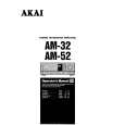 Cover page of AKAI AM-32 Owner's Manual