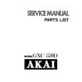 Cover page of AKAI GXC-570D Service Manual