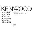 Cover page of KENWOOD KDC-3026 Owner's Manual