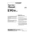 Cover page of PIONEER SP570 XC Service Manual