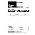 Cover page of PIONEER CLD-V2600 Service Manual