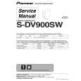 Cover page of PIONEER S-DV900SW/DAXJI Service Manual