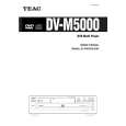 Cover page of TEAC DV-M5000 Owner's Manual