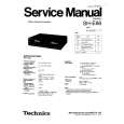 Cover page of TECHNICS SHE66 Service Manual