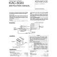 Cover page of KENWOOD KAC-5020 Owner's Manual