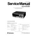 Cover page of TECHNICS RS630USD Service Manual