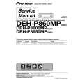 Cover page of PIONEER DEHP8600MP Service Manual