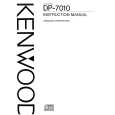 Cover page of KENWOOD DP-7010 Owner's Manual