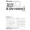 Cover page of PIONEER S-DV1000ST/XTW/EW Service Manual