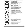 Cover page of KENWOOD KEC302 Owner's Manual