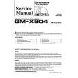 Cover page of PIONEER GM-X904 X1H/UC,EW Service Manual