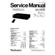 Cover page of TECHNICS SAR230 Service Manual