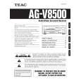 Cover page of TEAC AGV8500 Owner's Manual