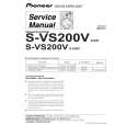 Cover page of PIONEER S-VS200V/XJI/E Service Manual