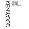 Cover page of KENWOOD CS-6030 Owner's Manual