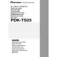 Cover page of PIONEER PDK-TS23 Owner's Manual