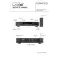 Cover page of KENWOOD L-1000T Service Manual