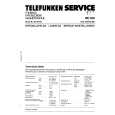 Cover page of TELEFUNKEN RC100 Service Manual