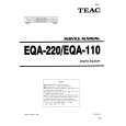 Cover page of TEAC EQA-110 Service Manual