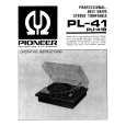 Cover page of PIONEER PL-41 Owner's Manual
