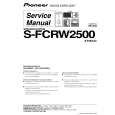 Cover page of PIONEER S-FCRW2500/XTW/UC Service Manual