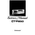Cover page of PIONEER CT-F850 Service Manual