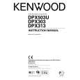 Cover page of KENWOOD DPX503U Owner's Manual