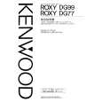 Cover page of KENWOOD ROXY-DG77 Owner's Manual