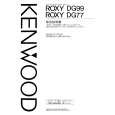 Cover page of KENWOOD ROXY-DG99 Owner's Manual