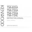 Cover page of KENWOOD TM631A Owner's Manual