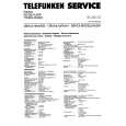 Cover page of TELEFUNKEN RS 220 CX Service Manual