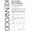 Cover page of KENWOOD KRX1000G Owner's Manual
