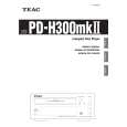 Cover page of TEAC PDH300MK2 Owner's Manual