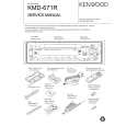Cover page of KENWOOD KMD-671R Service Manual