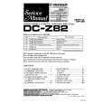 Cover page of PIONEER DCZ82 Service Manual