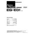 Cover page of PIONEER EQE01 Service Manual