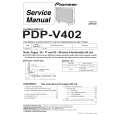 Cover page of PIONEER PDP-V402TM Service Manual