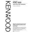 Cover page of KENWOOD KRC-930 Owner's Manual