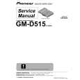 Cover page of PIONEER GM-D515/XH/EW Service Manual