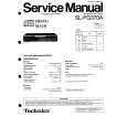 Cover page of TECHNICS SL-PG370A Service Manual