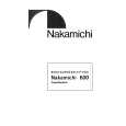 Cover page of NAKAMICHI 600 Owner's Manual