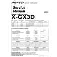 Cover page of PIONEER X-GX3D/DFLXJ Service Manual