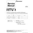 Cover page of PIONEER HTV-1[1] Service Manual