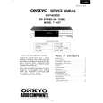 Cover page of ONKYO T-4057 Service Manual