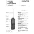 Cover page of KENWOOD TK390 Service Manual